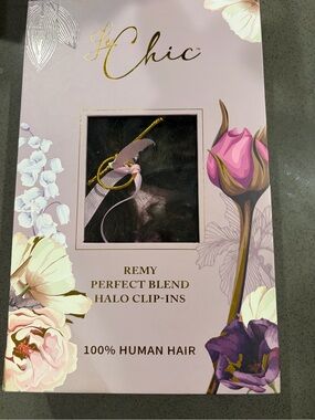 chic Remy Perfect Blend Halo Clip-Ins - Dark Brown
